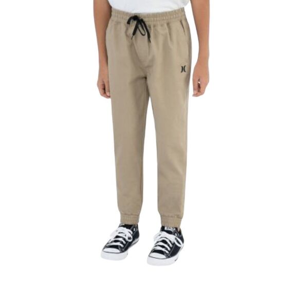 Hurley Boy’s Performance Jogger Tan Size 7/8 - Picture 1 of 13